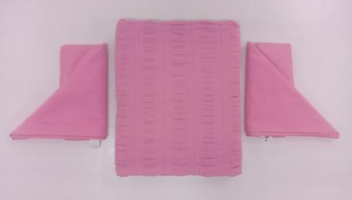 BEDSHEET PLAIN 90X108 2PILLOW COVER